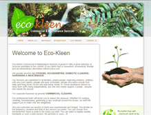 Tablet Screenshot of eco-kleen.com.au
